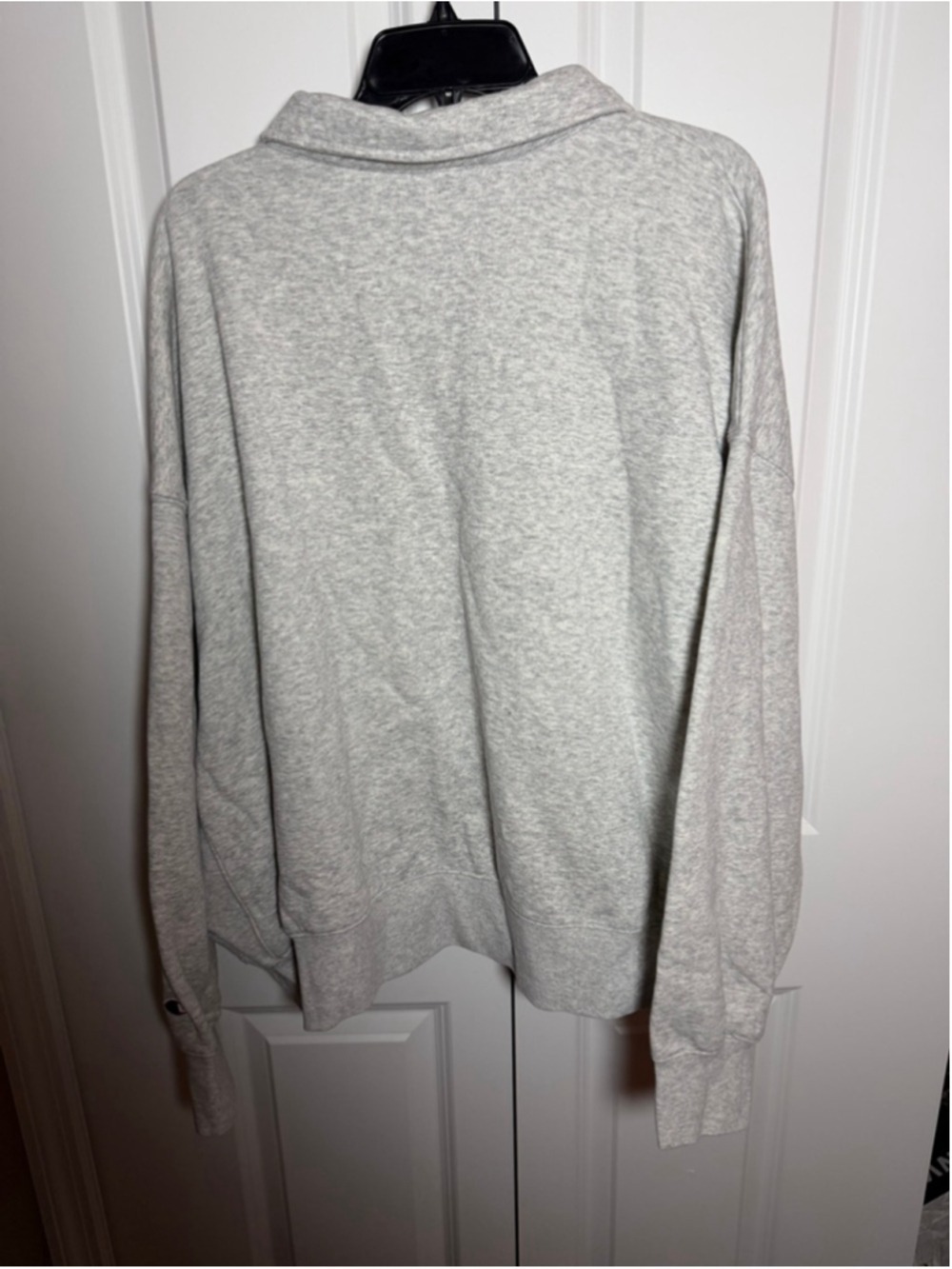 Champion Gray 3X Physical Education Snap Crop Pullover NWT - Picture 2 of 11